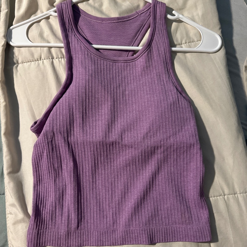 LULULEMON EBB TO STREET CROPPED RACERBACK TANK